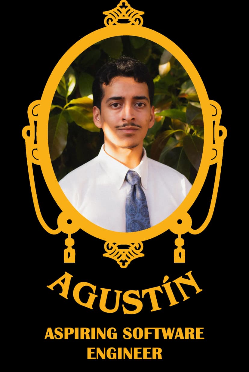 A photo of Agustín, the site author.